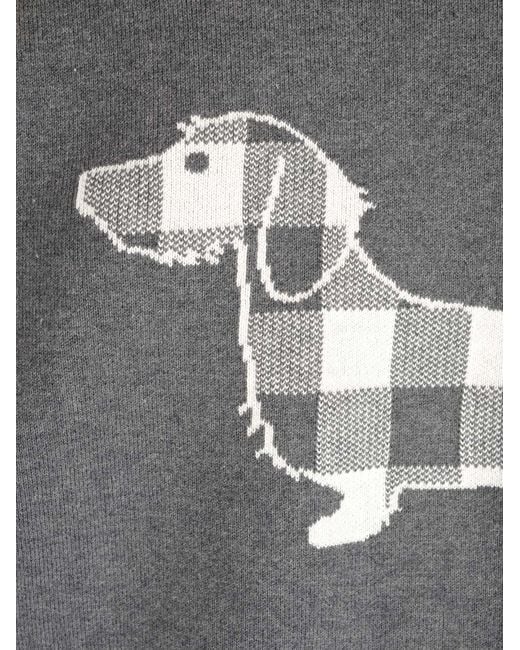 Thom Browne Gray Hector Button-Up Cardigan for men