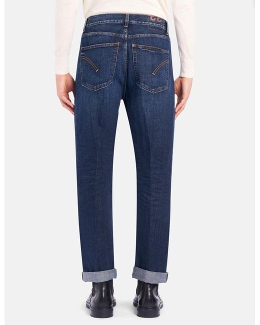 Dondup Blue Ervin Loose Fit Jeans for men