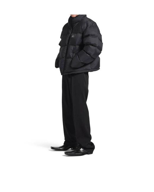 Balenciaga Blue Standard Puffer Jacket for men