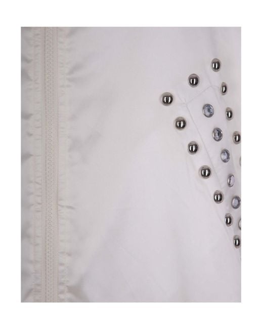 P.A.R.O.S.H. White Sleeveless Vest