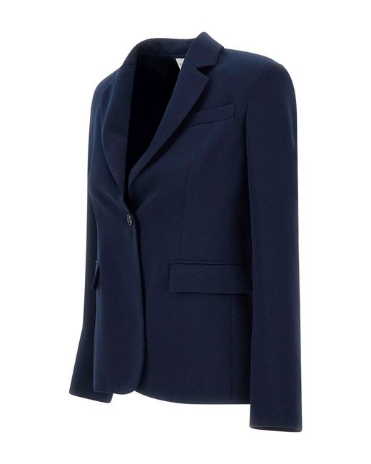 P.A.R.O.S.H. Blue P.A.R.O..H. Single-Breasted Tailored Blazer