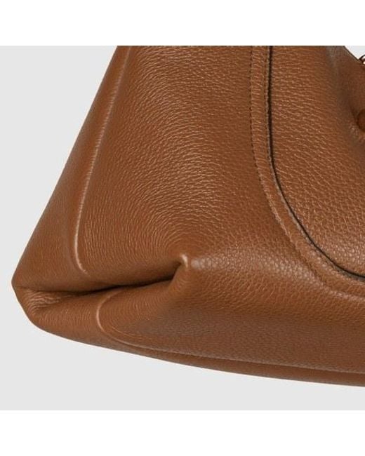 Gucci Brown Softbit Maxi Shoulder Bag