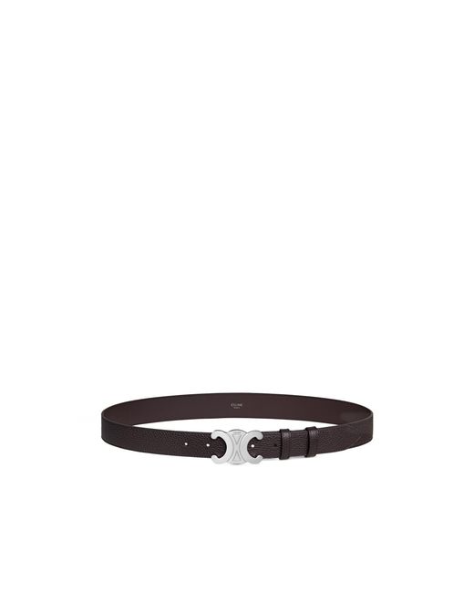 Céline White Triomphe Belt 30Mm for men