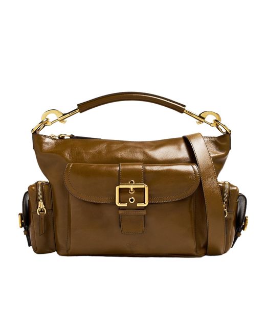 Chloé Brown Chloé Camera Zipped Shoulder Bag