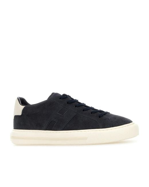 Hogan Blue H691 Side H Patch Sneakers for men