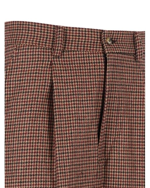 Eleventy Brown Casual Pants With Belt Loops for men