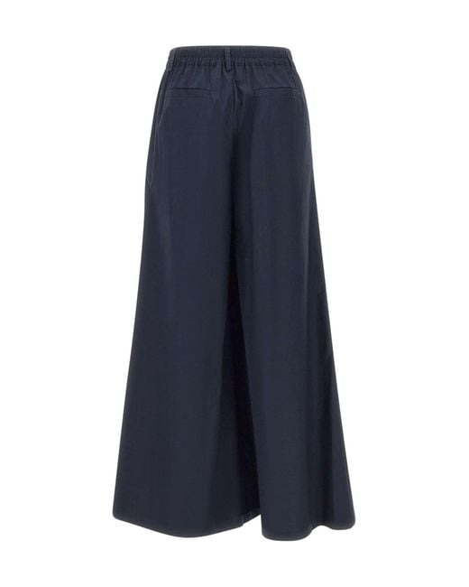Kaos Blue Wide-Leg Palazzo Pants