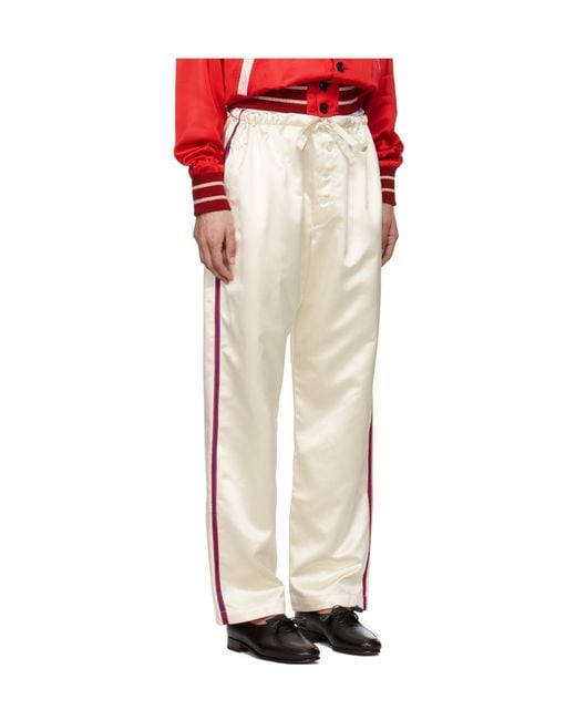 Bode Natural Redtail Pajama Pants
