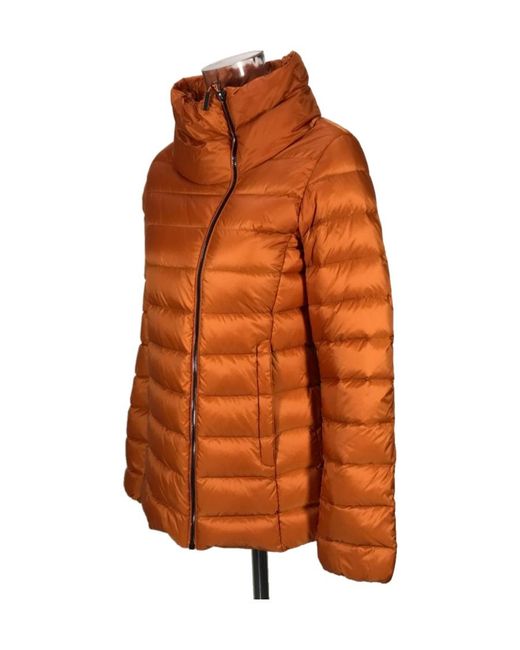 Weekend by Maxmara Orange Long-Sleeved Down Jacket