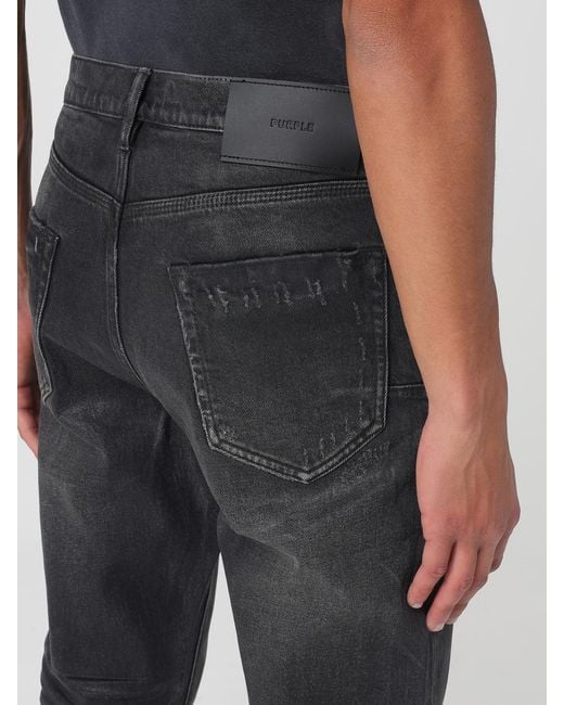 Purple Brand Blue Double Dip Coated Denim Jeans for men