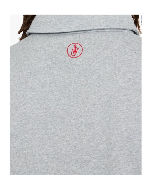 J.W. Anderson Gray Jw Anderson Rugby Long Sleeved Polo Shirt for men
