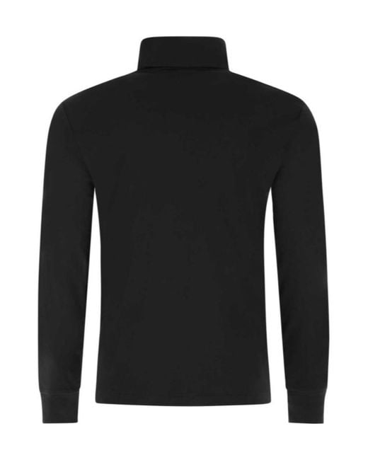 Polo Ralph Lauren Gray Logo Embroidered Turtleneck Jumper for men