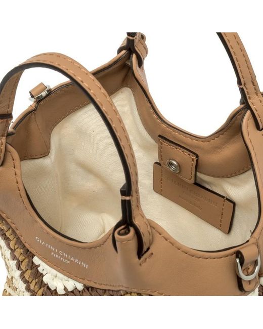 Gianni Chiarini Metallic Dua Patterned Shoulder Bag