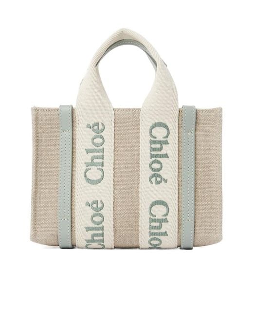 Chloé Metallic Chloé Woody Mini Shoulder Bag