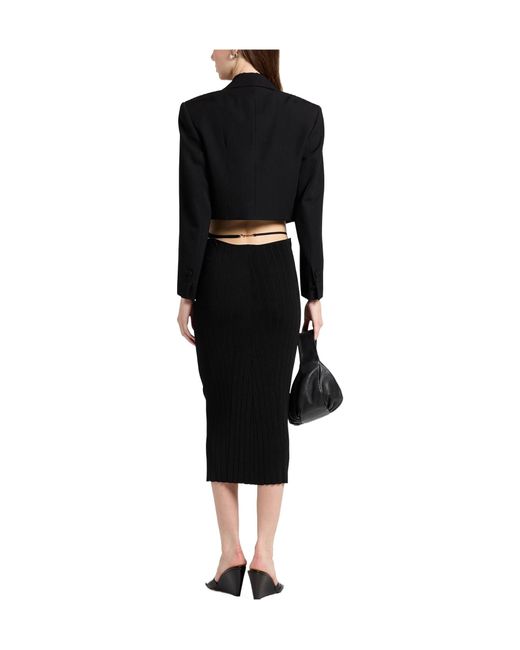 Jacquemus Black Midi Skirts