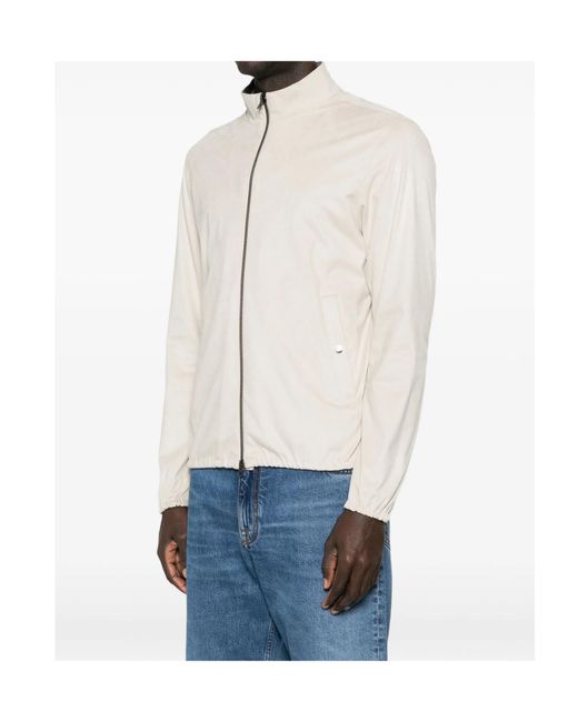 Herno Natural Zip-Up Long-Sleeve Jacket for men