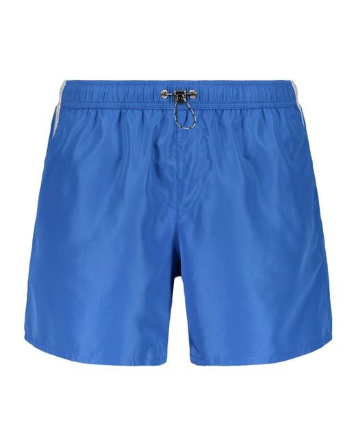Iceberg Blue Drawstring Swim Shorts for men