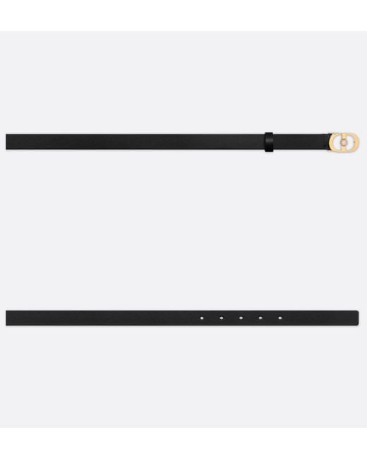 Dior White 30 Montaigne Jolie Belt