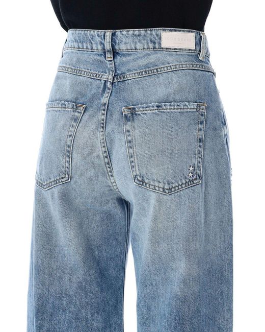 ICON DENIM Blue Debby Wide-Leg Jeans