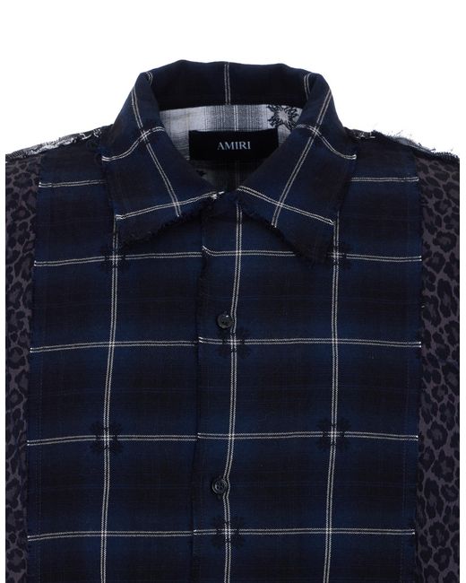 Amiri Blue Long Sleeve Shirt for men