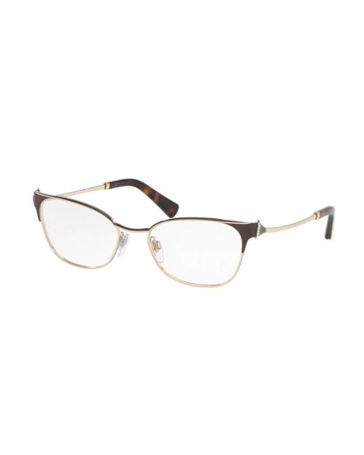BVLGARI White Cat's Eye Plain Glasses