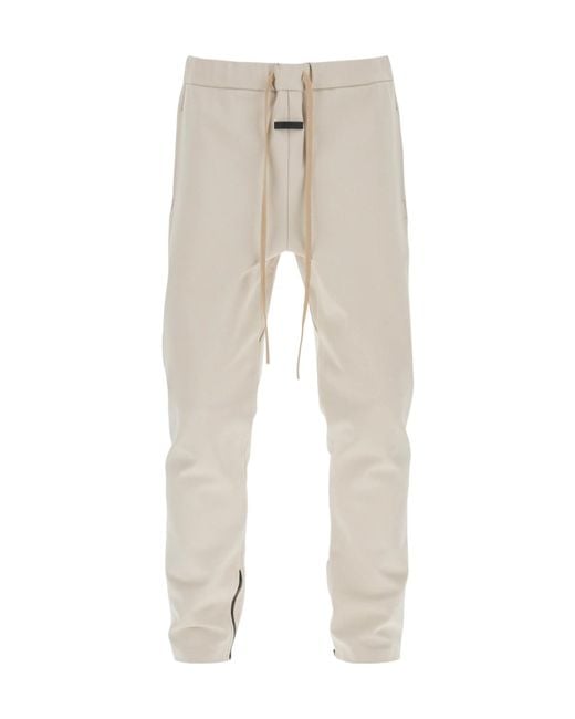 Fear Of God Natural Logo Patch Drawstring Sweatpants for men