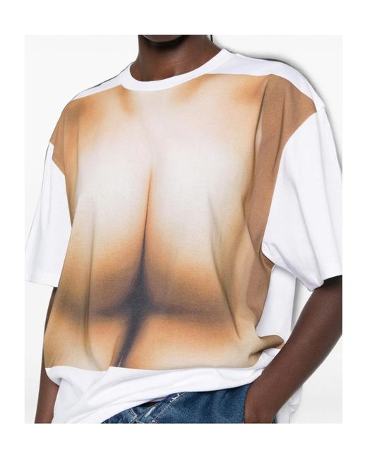 Jean Paul Gaultier White Short-Sleeved T-Shirt