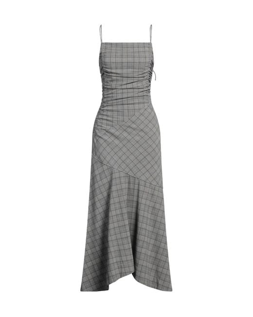 Ganni Gray Maxi Dress