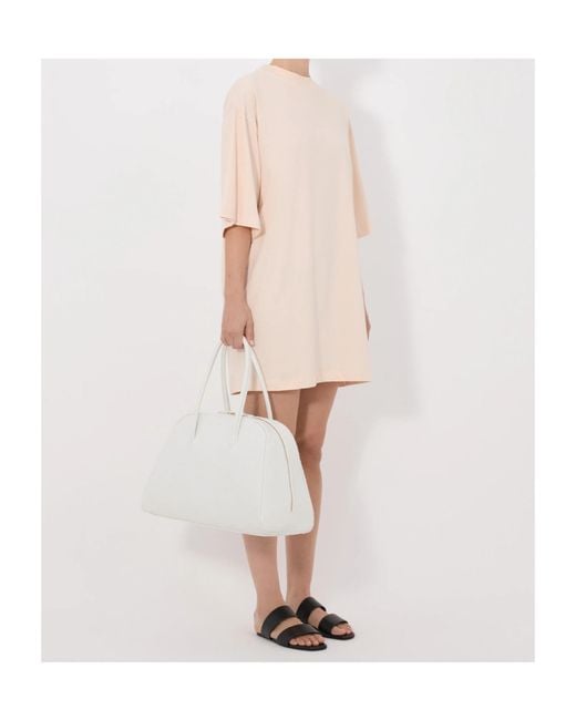 Loulou de Saison Natural Ayaz Lds Crew Neck Mini Dress