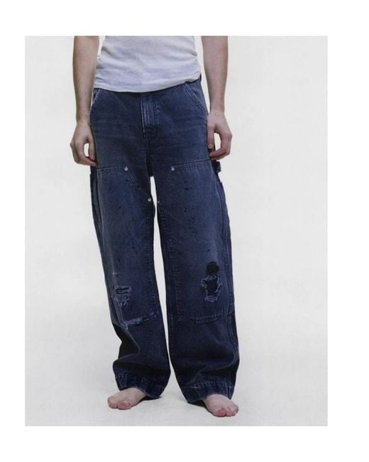 Enfants Riches Deprimes Blue Belt-Loop Jeans for men