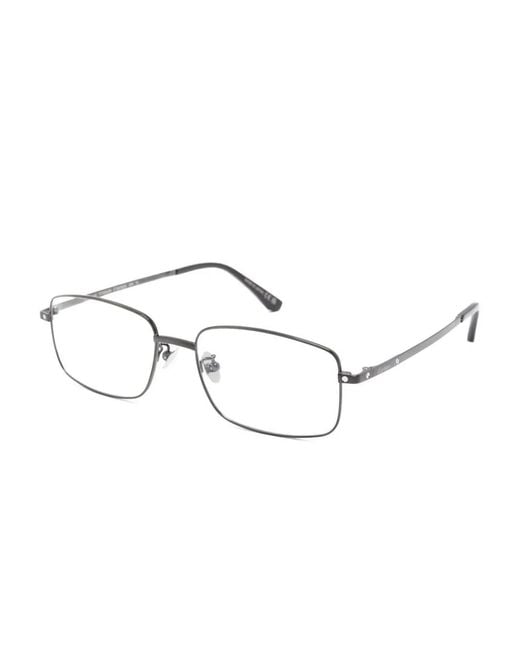 Cartier White Rectangular Frame Glasses for men