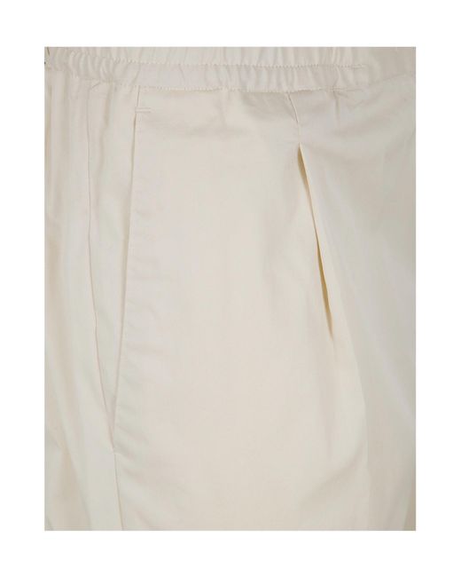 PT01 Gray Soft Popeline Regular Trousers for men