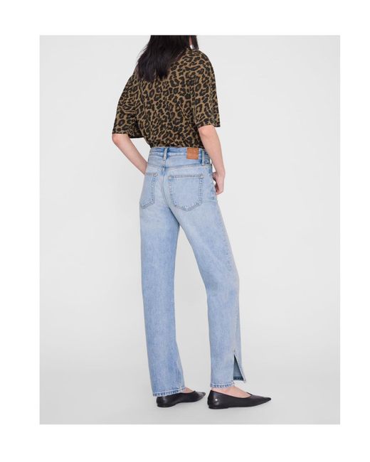 Anine Bing Brown Leopard Avi T-Shirt