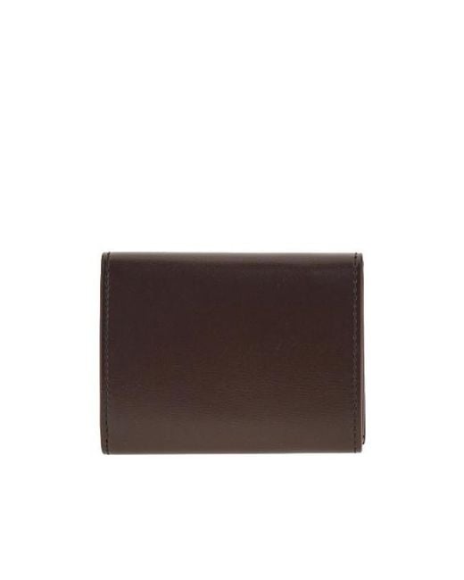 Jil Sander Brown Mini Wallet