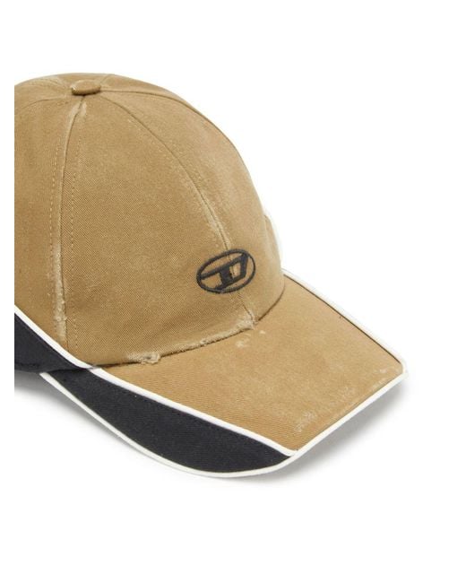 DIESEL White C-Dale Logo-Embroidered Cap for men