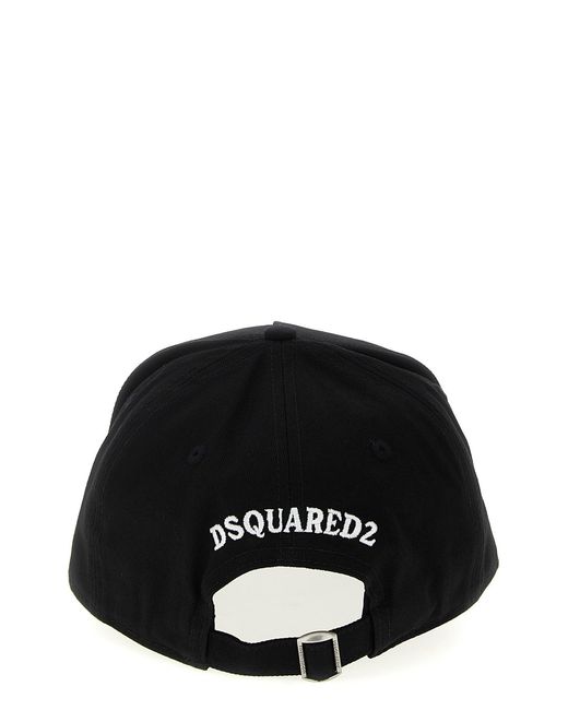 DSquared² Black Vaquera X Baseball Cap