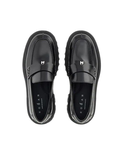 Hogan Black H700 Loafers