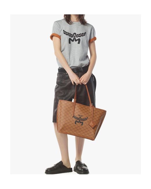 MCM Brown Medium Himmel Tote