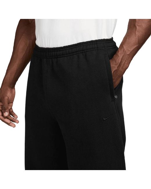 Nike Black Logo-Embroidered Track Pants for men