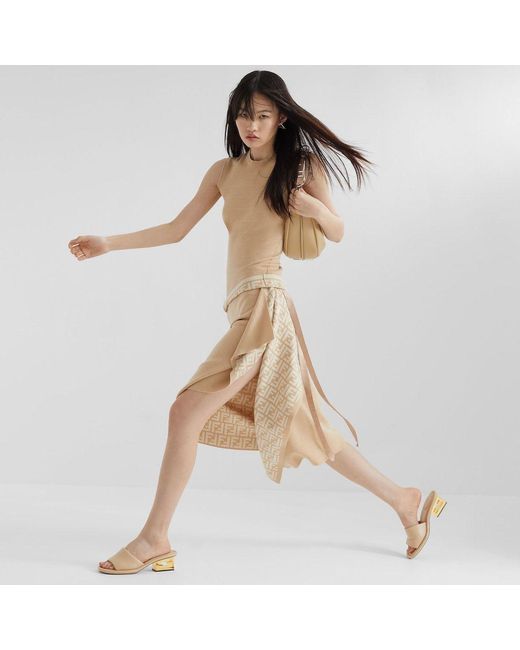 Fendi Natural Wool Top