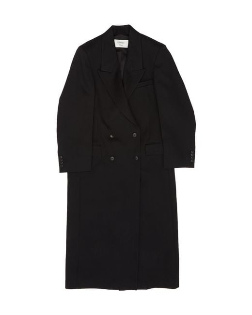 Rohe Black Long-Sleeved Coat