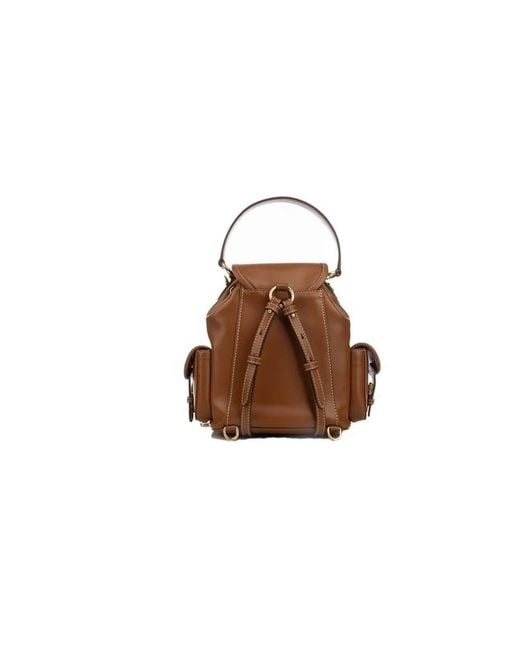 Miu Miu Brown Bags Backpacks