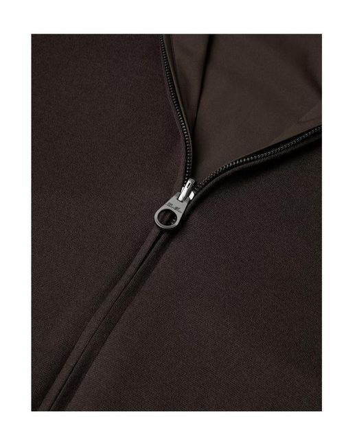 Loro Piana Brown Hooded Bomber for men