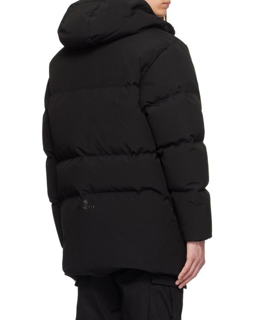 Moncler Black Valmaron Zip-Up Jacket for men