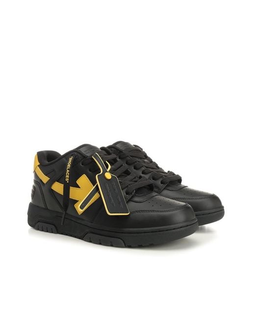 Off-White c/o Virgil Abloh Black Out Of Office Bubble Arrow Sneakers for men