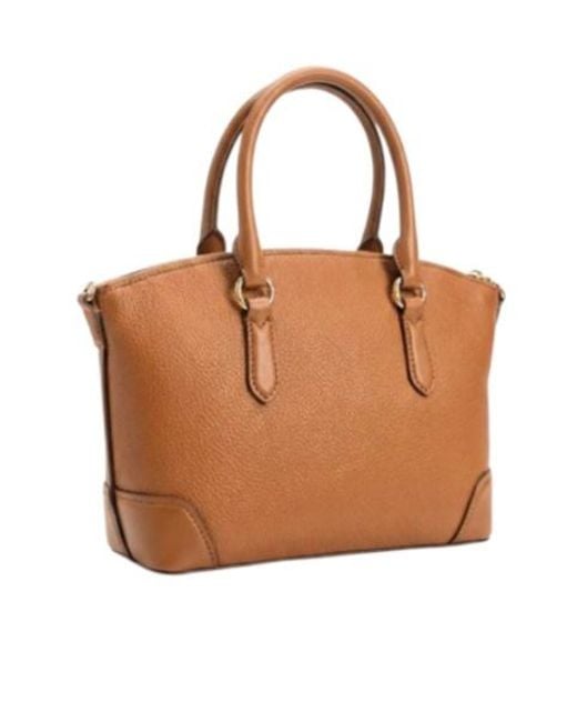 Michael Kors Brown Medium Murphy Dome Tote Bag