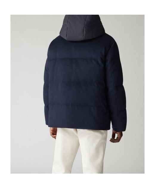 Loro Piana Blue Snow Wander Pilot Down Jacket for men