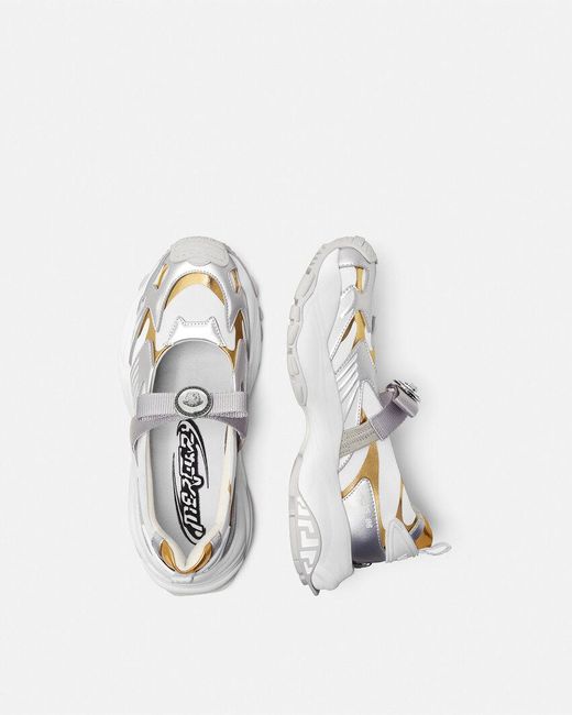 Versace White M_Vs_06 Mary Jane Sneakers