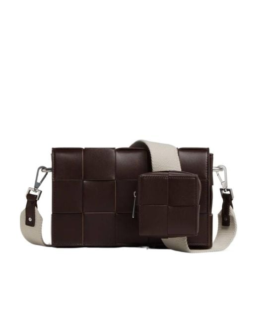 Bottega Veneta Brown Cassette With Versatile Strap for men