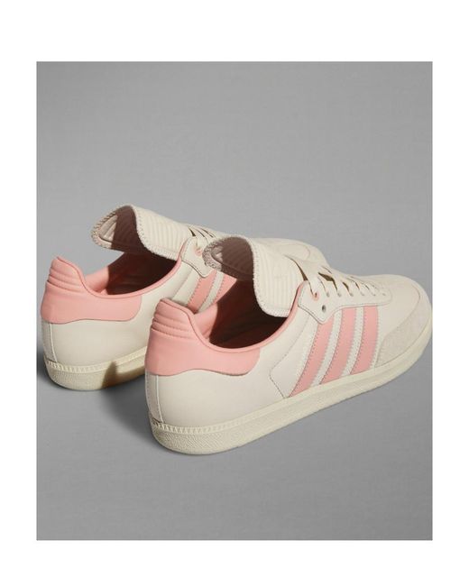 Adidas Pink X Pharrell Samba Humanrace 'Aluminum' Sneakers for men